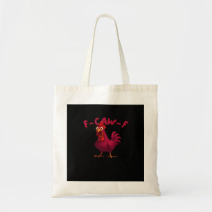F Caw F Lustiger Hühnerhumor Kreativer Casual-Stil Tragetasche