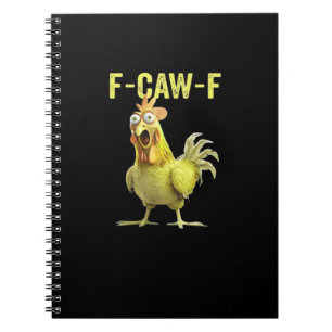 F Caw F Lustiger Klassiker Kreativer Casual-Huhn Notizblock