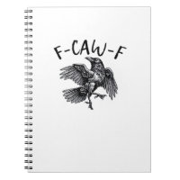 F Caw F Lustiger Krähe Vintage-Grafik