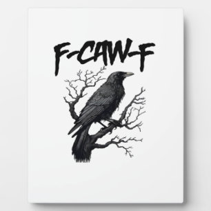 F Caw F Lustiger Krähen-Support Für Euren Mord Gra Fotoplatte