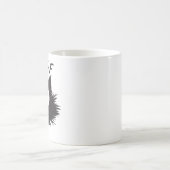 "F-CAW-F" Lustiger mürrischer Katzenbecher Kaffeetasse (Mittel)