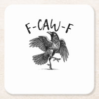 F-Caw-F Lustiger Rabe Crow Spooky Season Kreative