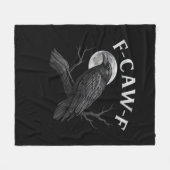 F-Caw-F Lustiger Spruch Fleecedecke (Vorderseite (Horizontal))