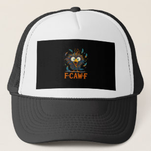 F-Caw-F Lustiger Unordentlicher Huhn Vogel Hahn F- Truckerkappe