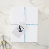 F-Caw-F Lustiger Vogel Krähe Geschenkanhänger (Mit Garn)