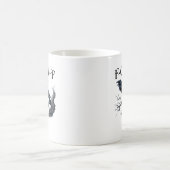 F-Caw-F Lustiger Vogel Krähe Kaffeetasse (Mittel)