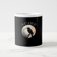 F Caw F Lustiger Vogel Mond Minimaler Sauberer Sti