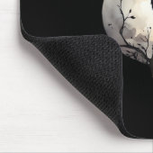 F Caw F Lustiger Vogel Mond Minimaler Sauberer Sti Mousepad (Ecke)
