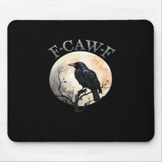 F Caw F Lustiger Vogel Mond Minimaler Sauberer Sti Mousepad