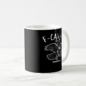 F Caw F Lustiges Design Kaffeetasse (VorderseiteRechts)