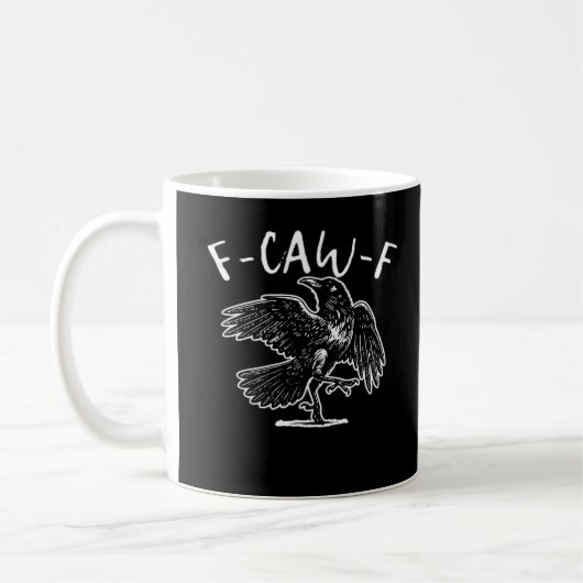 F Caw F Lustiges Design Kaffeetasse (Links)