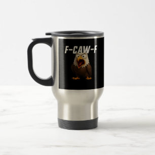 F-Caw-F Lustiges F-Caw-F Zubehör Retro Klassiker Reisebecher