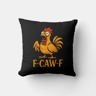 F-Caw-F Lustiges Huhn Humor Huhn Meme Huhn L Kissen
