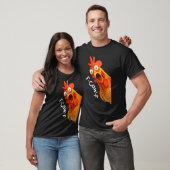 F-Caw-F Lustiges Hühner-Meme-Design T-Shirt (Unisex)