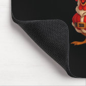 F-Caw-F Lustiges Hühner-Weihnachtsessenziell Mousepad (Ecke)