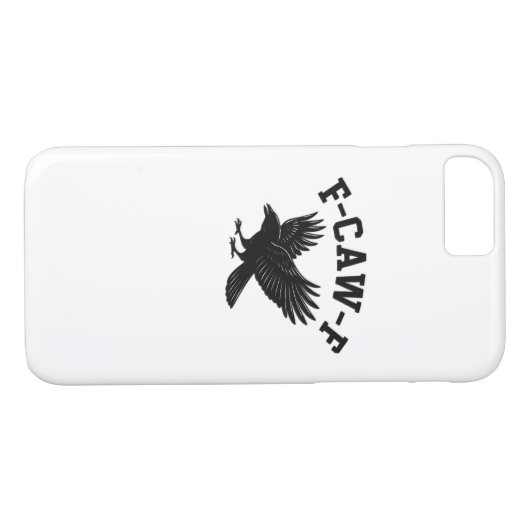 F-Caw-F Meme Funny Trendy Case-Mate iPhone Hülle (Rückseite (Horizontal))