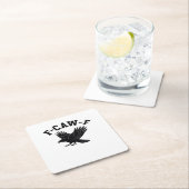 F-Caw-F Meme Funny Trendy Rechteckiger Pappuntersetzer (Vor Ort)