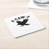 F-Caw-F Meme Funny Trendy Rechteckiger Pappuntersetzer (angewinkelt)