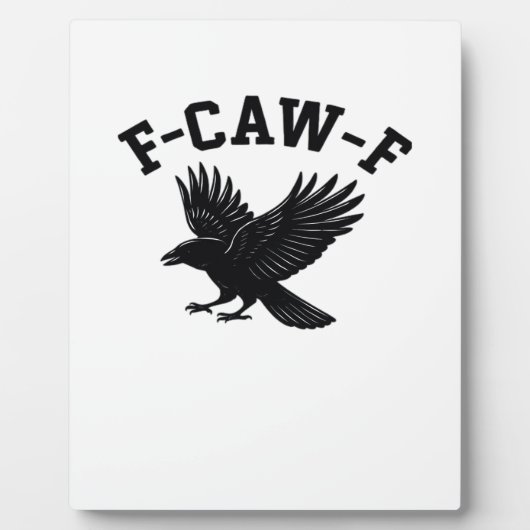 F-Caw-F Meme Lustig Trendig Fotoplatte (Vorderseite)