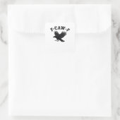 F-Caw-F Meme Lustig Trendig Quadratischer Aufkleber (Tasche)