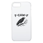 F-Caw-F Minimal Clean Case-Mate iPhone Hülle (Rückseite)