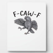 F Caw F Minimal Clean Design Fotoplatte (Vorderseite)