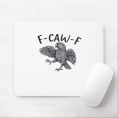 F Caw F Minimal Clean Design Mousepad (Mit Mouse)