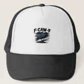 F-Caw-F Minimal Clean Design Truckerkappe (Vorderseite)