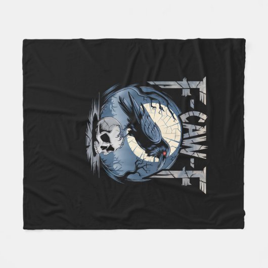 F-Caw-F Minimal Clean Fleecedecke (Vorderseite (Horizontal))