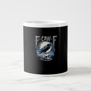 F-Caw-F Minimal Clean Jumbo-Tasse