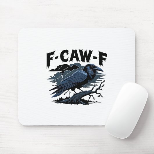 F-Caw-F Minimal Clean Mousepad (Mit Mouse)