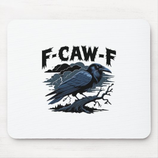 F-Caw-F Minimal Clean Mousepad (Vorne)