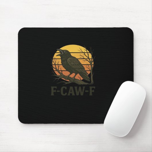 F-Caw-F Minimal Clean Mousepad (Mit Mouse)