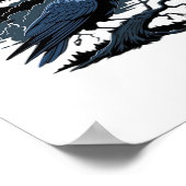 F-Caw-F Minimal Clean Poster (Ecke)