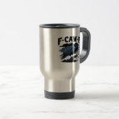 F-Caw-F Minimal Clean Reisebecher (VorderseiteRechts)