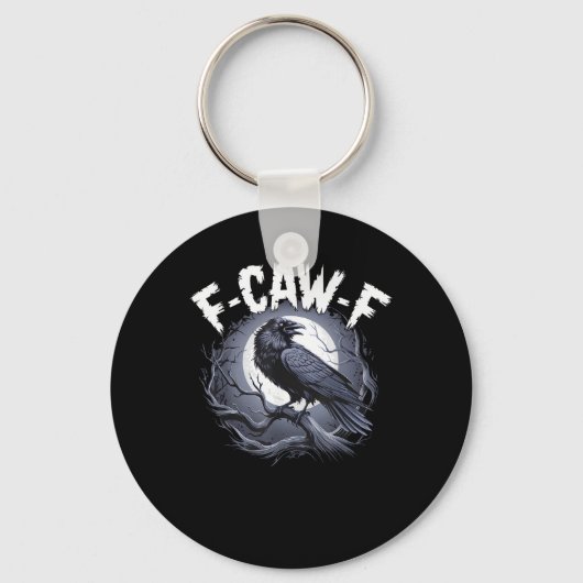 F-Caw-F Minimal Clean Schlüsselanhänger (Vorderseite)