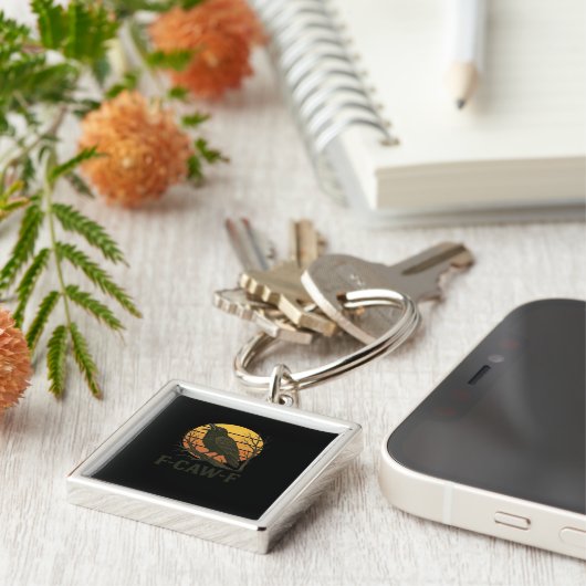 F-Caw-F Minimal Clean Schlüsselanhänger (Seite)