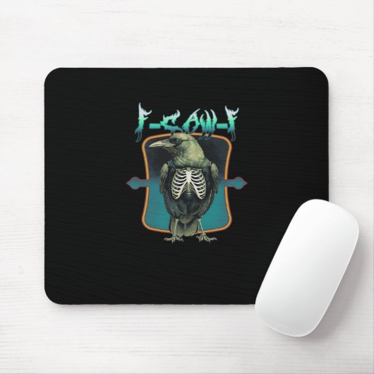 F-Caw-F Minimal Design Mousepad (Mit Mouse)