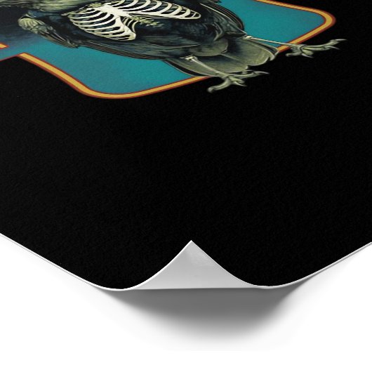 F-Caw-F Minimal Design Poster (Ecke)