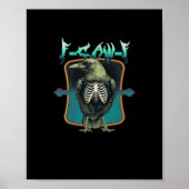 F-Caw-F Minimal Design Poster (Vorne)