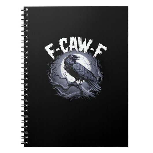 F-Caw-F Minimal Sauber Notizblock (Vorderseite)