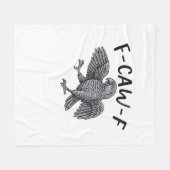 F Caw F Minimales Sauberes Design Fleecedecke (Vorderseite (Horizontal))