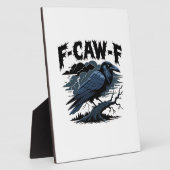 F-Caw-F Minimales Sauberes Design Fotoplatte (Seite)