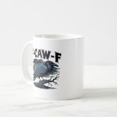 F-Caw-F Minimales Sauberes Design Kaffeetasse (Vorderseite Links)