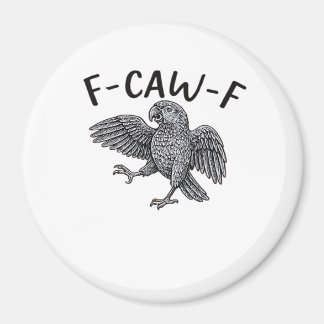 F Caw F Minimales Sauberes Design Magnet