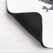 F Caw F Minimales Sauberes Design Mousepad (Ecke)