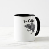 F Caw F Minimales Sauberes Design Tasse (VorderseiteRechts)