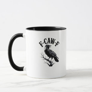 F-Caw-F Rabe Erwachsenen Humor Vogel Lustig Gothic Tasse