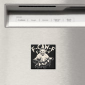 F Caw F Rabe Retro Klassischer Stil Magnet (In Situ (Geschirrspüler))