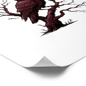 F-Caw-F Raven Classic Poster (Ecke)